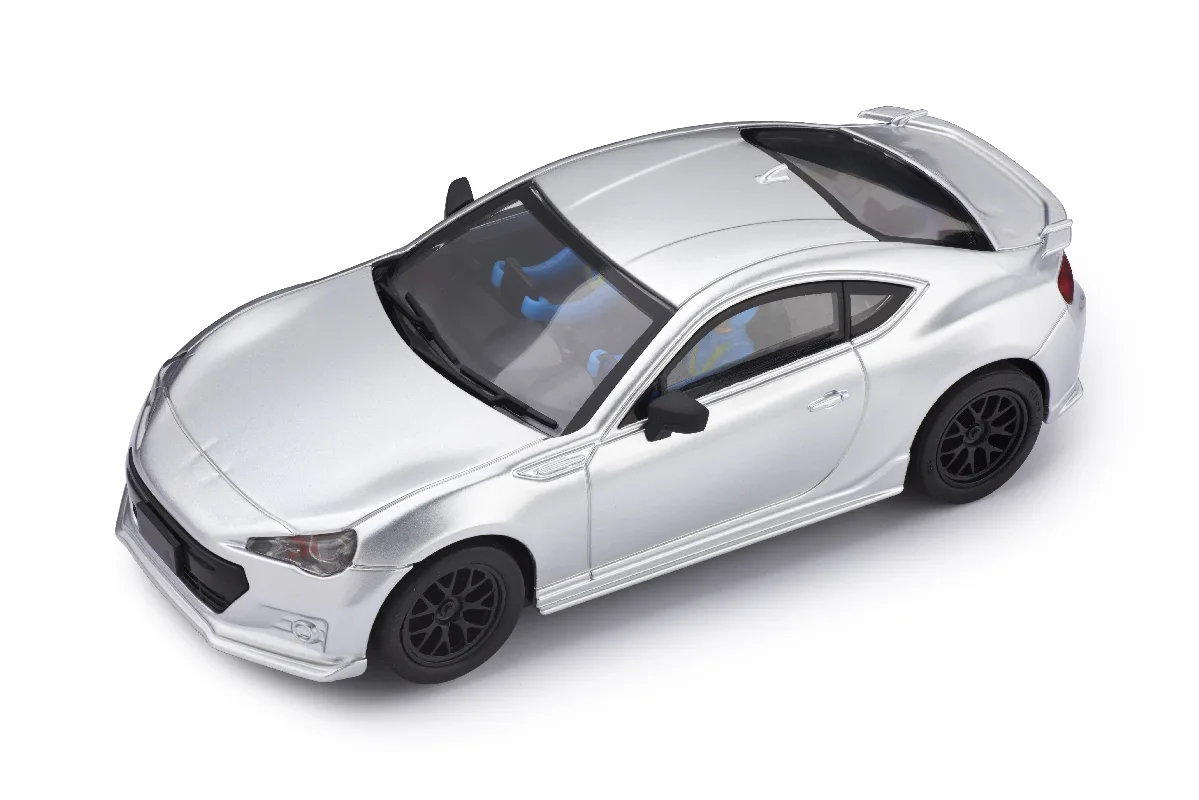 PCT01W Subaru BRZ Silver with working headlights 1:32 scale